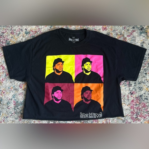 Boyz N The Hood Tops - Womens Large Philco’s Boyz N The Hood Crop Top Black T Shirt